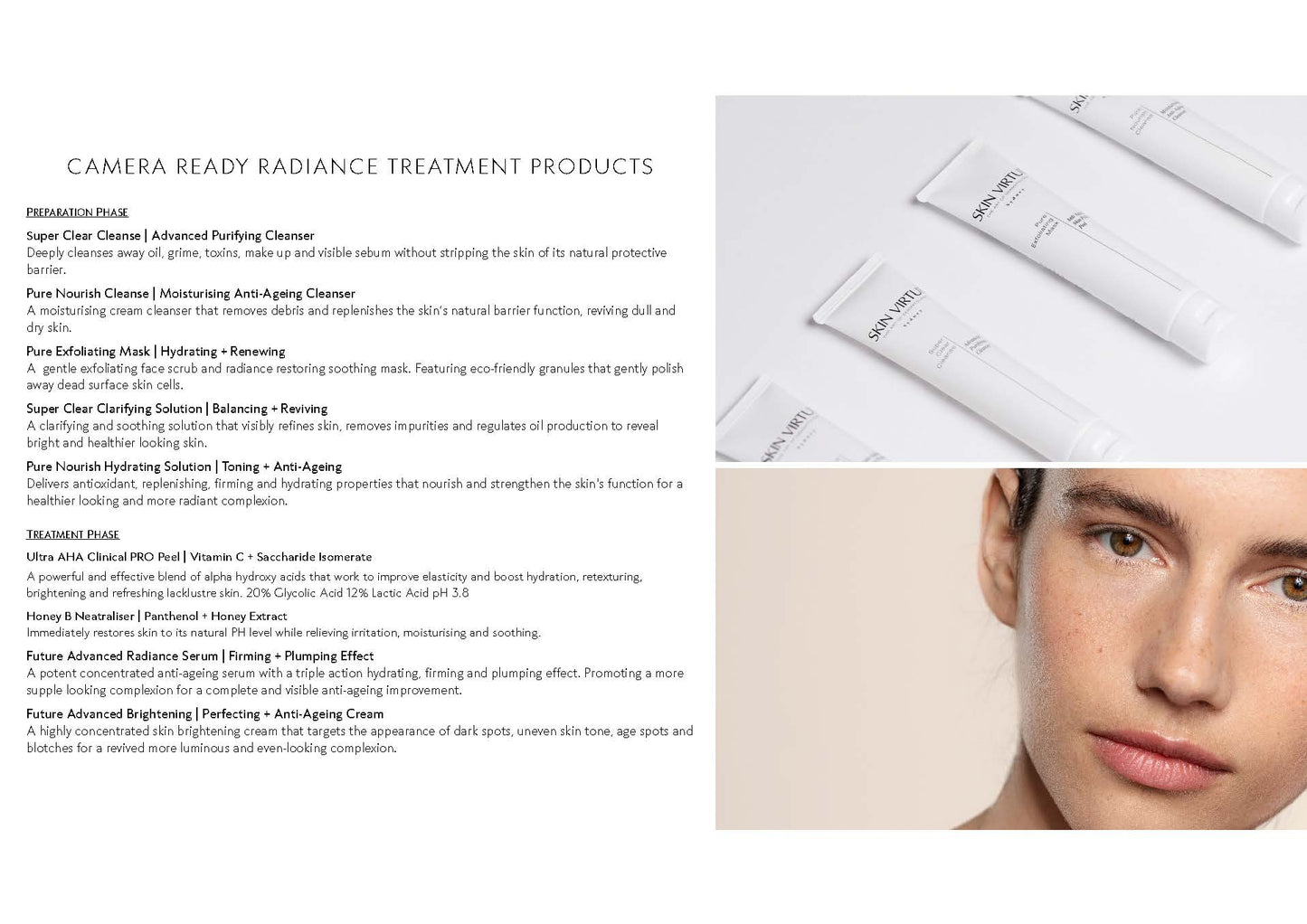 Camera Ready Radiance Treatment Protocol - Skin Virtue