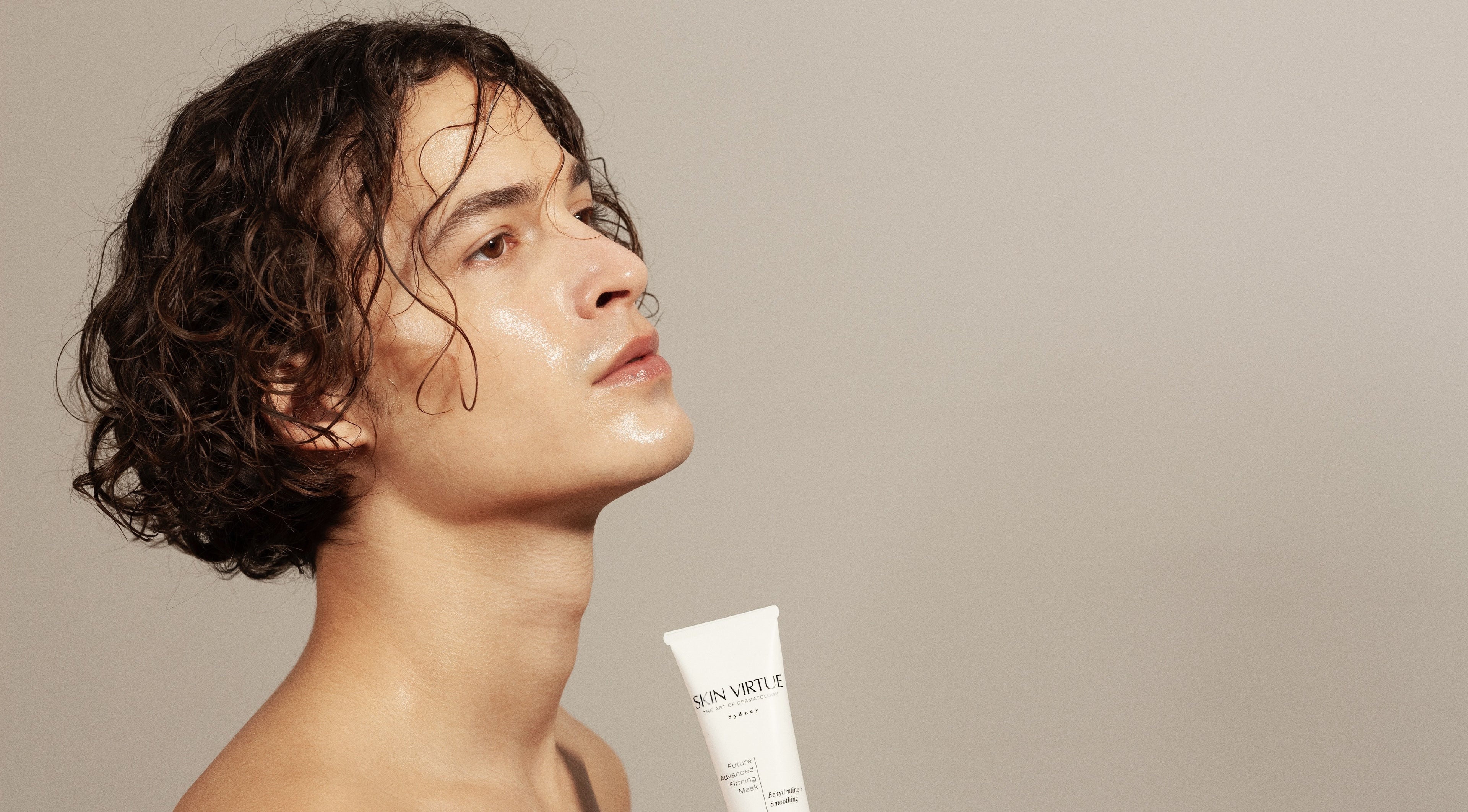 Dehydrated Skin with male model